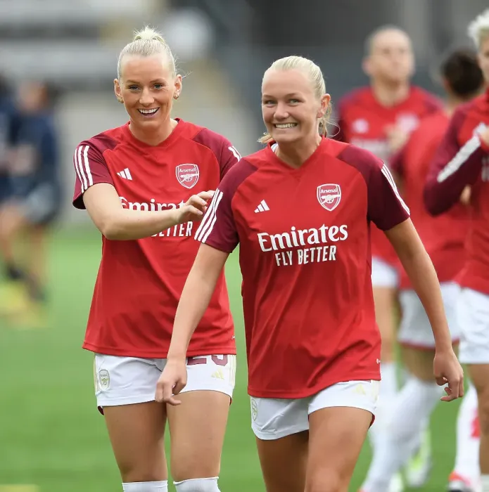 Framed Print : Arsenal Women Prepare for UEFA Champions League Showdown against Linkoping FC in Sweden, 2023-24