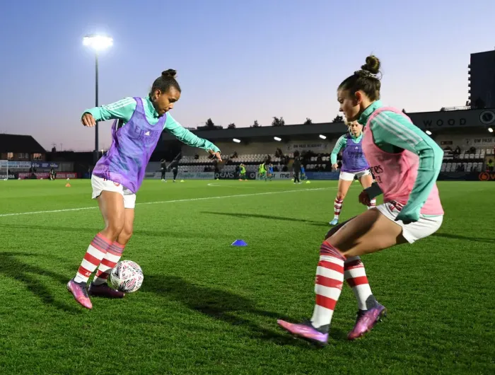 Framed Print : Arsenal Women Prepare for Vitality FA Cup Quarterfinal vs Coventry United