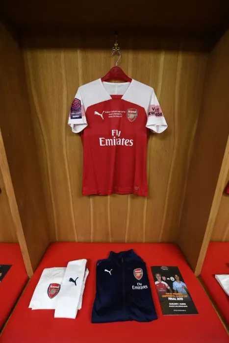 Framed Print : Arsenal Women: Preparing for Battle in the Continental Cup Final - Arsenal Shirts Readied for Clash Against Manchester City Framed Print : Arsenal Women: Preparing for Battle in the Continental Cup Final - Arsenal Shirts Readied for Clash Against Manchester City