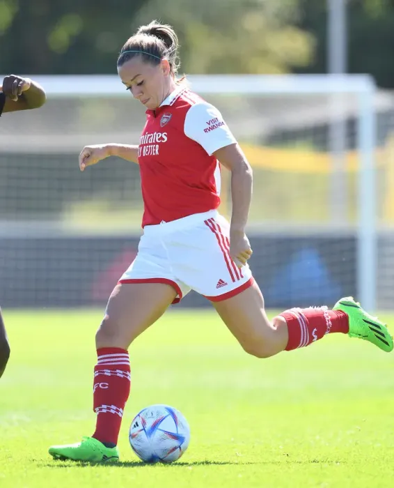 Framed Print : Arsenal Women: Preparing for the New Season in Germany - Training Sessions in Herzogenaurach