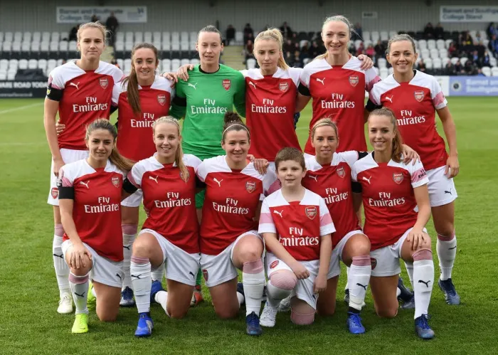 Framed Print : Arsenal Women Preparing for WSL Match against Birmingham Ladies