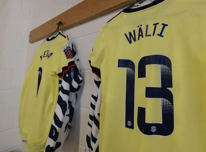 Framed Print : Arsenal Women: Ready for Battle - Kit Preparation Ahead of West Ham United Showdown (FA WSL)