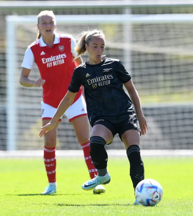 Framed Print : Arsenal Women Train at Adidas Facility in Germany