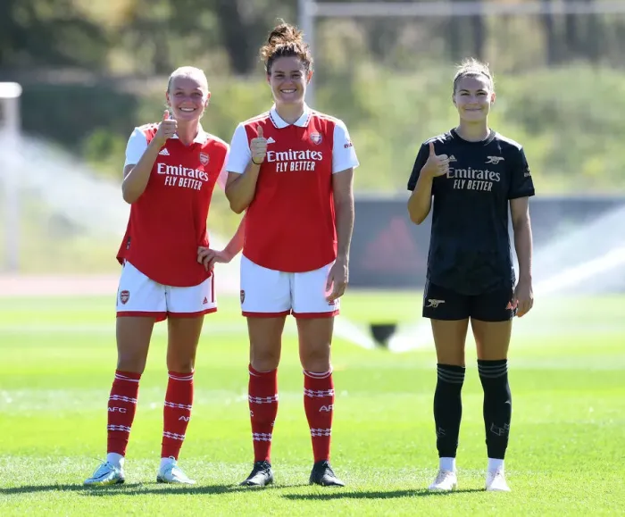 Framed Print : Arsenal Women Train at Adidas Facility in Germany