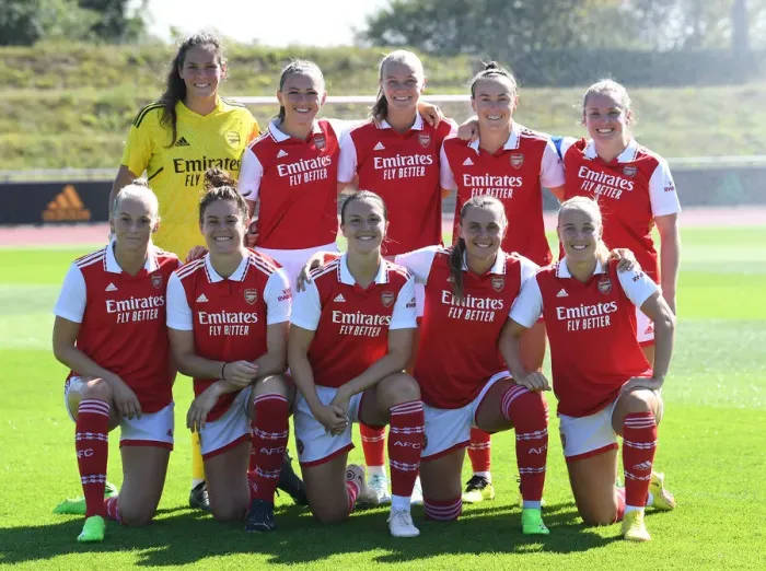 Framed Print : Arsenal Women Train at Adidas Facility in Germany