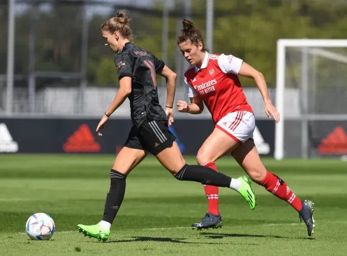 Framed Print : Arsenal Women Train at Adidas Facility in Germany: A Behind-the-Scenes Look