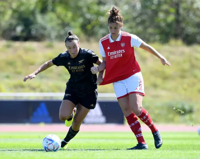 Framed Print : Arsenal Women Train at Adidas Facility in Germany: A Behind-the-Scenes Look Framed Print : Arsenal Women Train at Adidas Facility in Germany: A Behind-the-Scenes Look