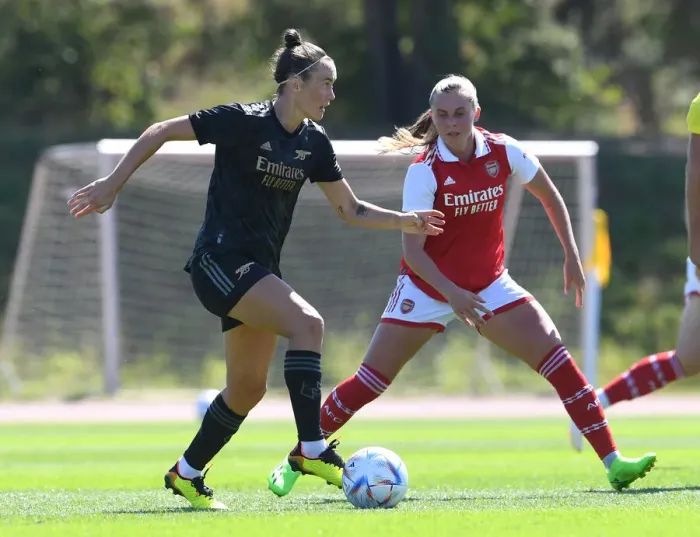 Framed Print : Arsenal Women Train at Adidas Facility in Germany: Behind the Scenes Framed Print : Arsenal Women Train at Adidas Facility in Germany: Behind the Scenes