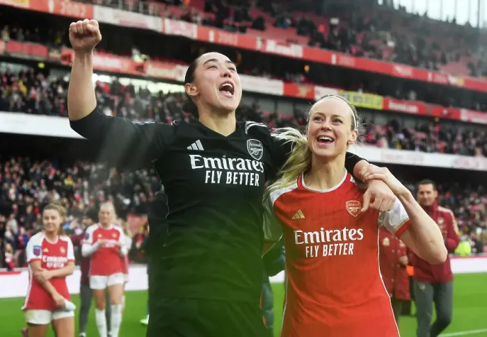 Framed Print : Arsenal Women Triumph Over Chelsea in 2023-24 Barclays Women's Super League Framed Print : Arsenal Women Triumph Over Chelsea in 2023-24 Barclays Women's Super League