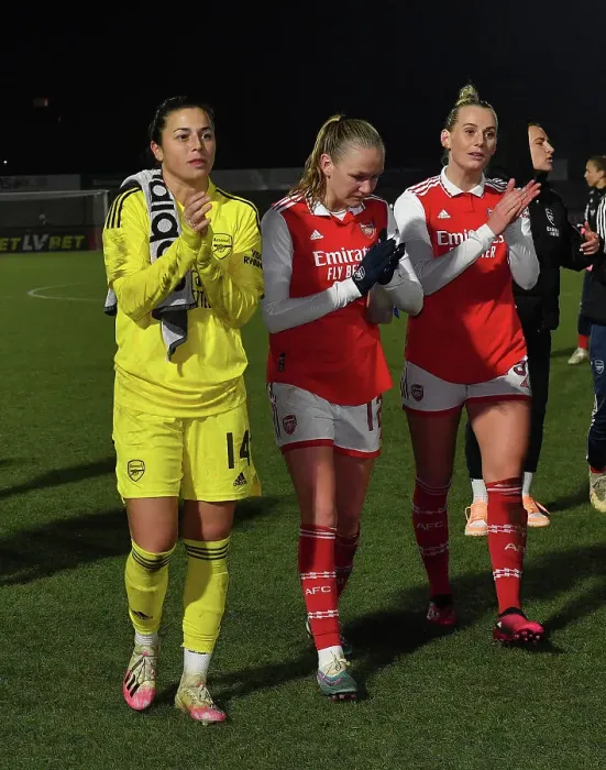 Framed Print : Arsenal Women Triumph in FA WSL Cup Semi-Final Against Manchester City