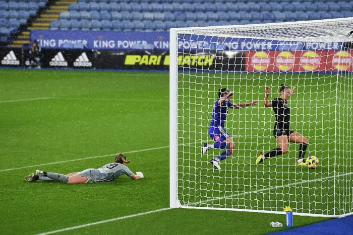 Framed Print : Arsenal Women Triumph Over Leicester City in FA WSL Clash: Caitlin Foord Scores Second Goal