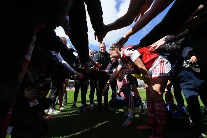 Framed Print : Arsenal Women Triumph Over Manchester City in FA WSL Showdown