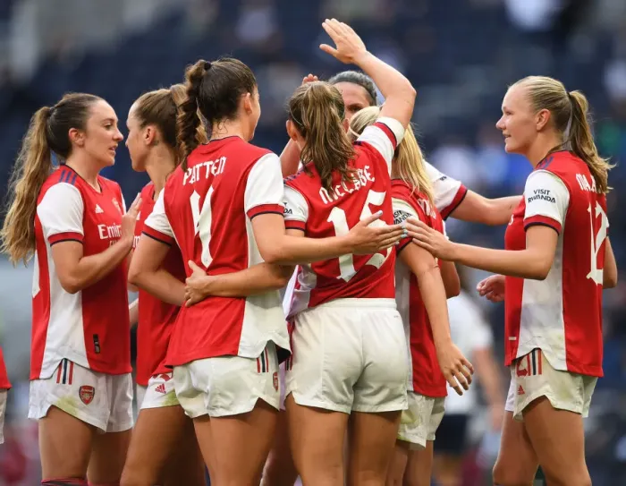 Framed Print : Arsenal Women Triumph Over Tottenham Hotspur: McCabe Scores Brace in MIND Series Clash