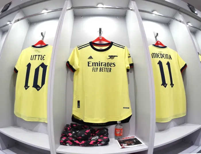 Framed Print : Arsenal Women Unveil New Away Kit at FA Cup Match Against Crystal Palace Women