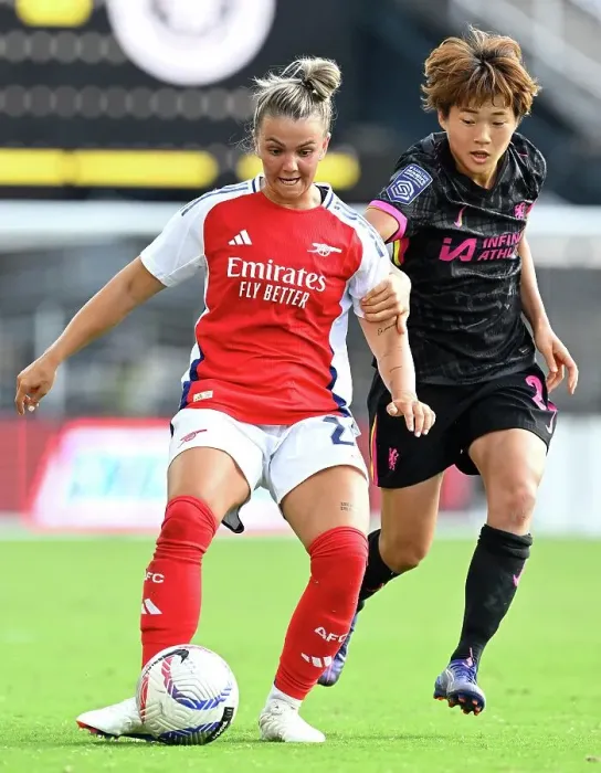 Framed Print : Arsenal Women v Chelsea Women: Pre Season Friendly
