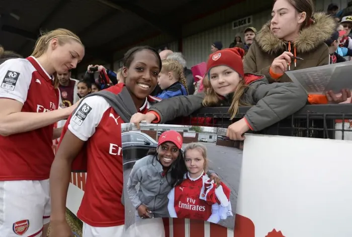 Framed Print : Arsenal Women vs. Chelsea Ladies: WSL Quarterfinals Showdown (1 / 4 / 2018) - Battle of the Titans in the Women's Super League (2017-18)