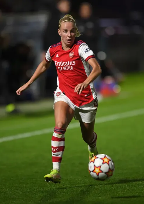 Framed Print : Arsenal Women vs. 1899 Hoffenheim: Battle in the UEFA Women's Champions League at Meadow Park
