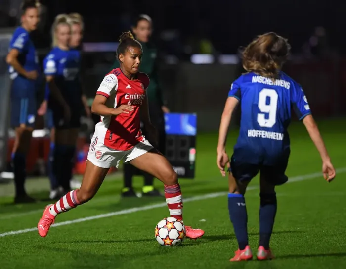 Framed Print : Arsenal Women vs. 1899 Hoffenheim: A UEFA Women's Champions League Battle at Meadow Park Framed Print : Arsenal Women vs. 1899 Hoffenheim: A UEFA Women's Champions League Battle at Meadow Park