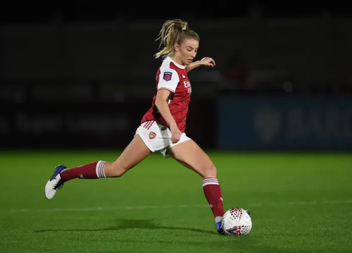 Framed Print : Arsenal Women vs. Tottenham Hotspur Women: FA Womens Continental League Cup Match in Empty Stands (November 2020)