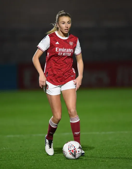 Framed Print : Arsenal Women vs. Tottenham Hotspur Women: FA Womens Continental League Cup Match in Empty Stands (November 2020)
