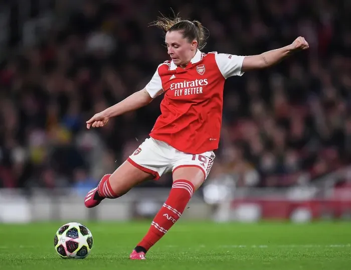 Framed Print : Arsenal Women vs. Bayern Munich: UEFA Women's Champions League Quarter-Final Showdown at Emirates Stadium Framed Print : Arsenal Women vs. Bayern Munich: UEFA Women's Champions League Quarter-Final Showdown at Emirates Stadium