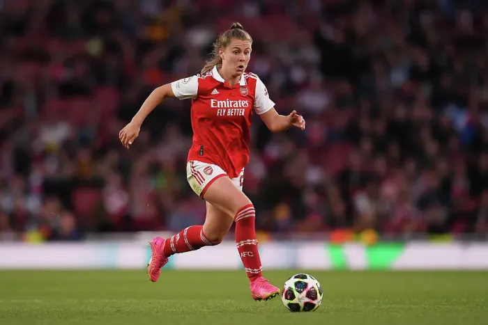 Framed Print : Arsenal Women vs. VfL Wolfsburg: UEFA Women's Champions League Semifinal Showdown at Emirates Stadium (2022-23)