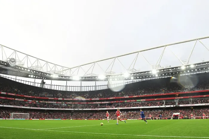 Framed Print : Arsenal Women vs. Chelsea Women: Igniting the Football Rivalry at Emirates Stadium - Barclays Super League Showdown