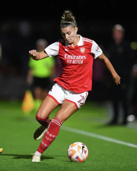 Framed Print : Arsenal Women vs Ajax: UEFA Women's Champions League Second Qualifying Round First Leg