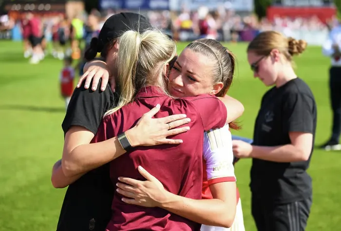 Framed Print : Arsenal Women vs Aston Villa: FA Women's Super League Showdown at Meadow Park (2022-23) - Title: Intense Rivalry in FA Women's Super League: Arsenal Women vs Aston Villa at Meadow Park Framed Print : Arsenal Women vs Aston Villa: FA Women's Super League Showdown at Meadow Park (2022-23) - Title: Intense Rivalry in FA Women's Super League: Arsenal Women vs Aston Villa at Meadow Park