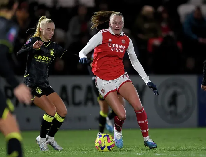 Framed Print : Arsenal Women vs Aston Villa: FA WSL Cup Clash at Meadow Park Framed Print : Arsenal Women vs Aston Villa: FA WSL Cup Clash at Meadow Park
