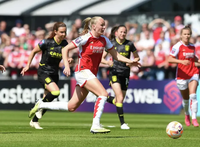 Framed Print : Arsenal Women vs Aston Villa: Frida Maanum in Action, FA Women's Super League 2022-23 Framed Print : Arsenal Women vs Aston Villa: Frida Maanum in Action, FA Women's Super League 2022-23