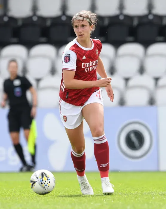 Framed Print : Arsenal Women vs. Aston Villa Women: 2021 FA WSL Match at Empty Meadow Park