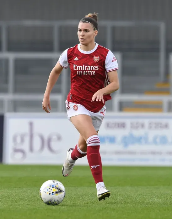 Framed Print : Arsenal Women vs Aston Villa Women: 2021 FA WSL Match at Empty Meadow Park