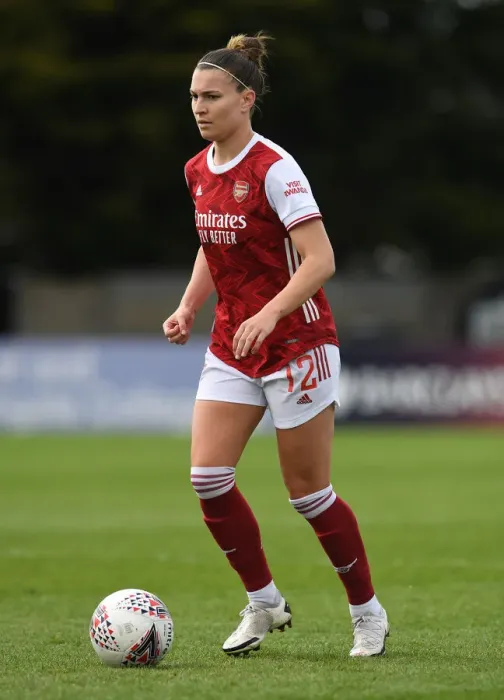 Framed Print : Arsenal Women vs Aston Villa Women: 2021 FA WSL Match at Empty Meadow Park