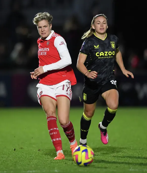Framed Print : Arsenal Women vs. Aston Villa Women: Conti Cup Clash at Meadow Park
