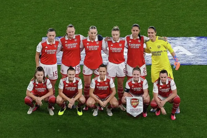 Framed Print : Arsenal Women vs. Bayern Munich: UEFA Women's Champions League Quarter-Final Showdown