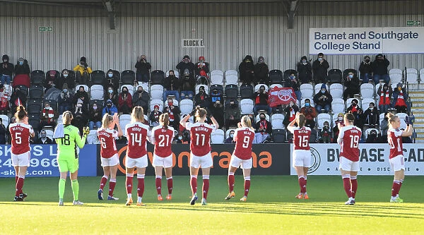Arsenal Women vs. Birmingham City Women: Pre-Match Clap at Meadow Park (FA WSL 2020-21)