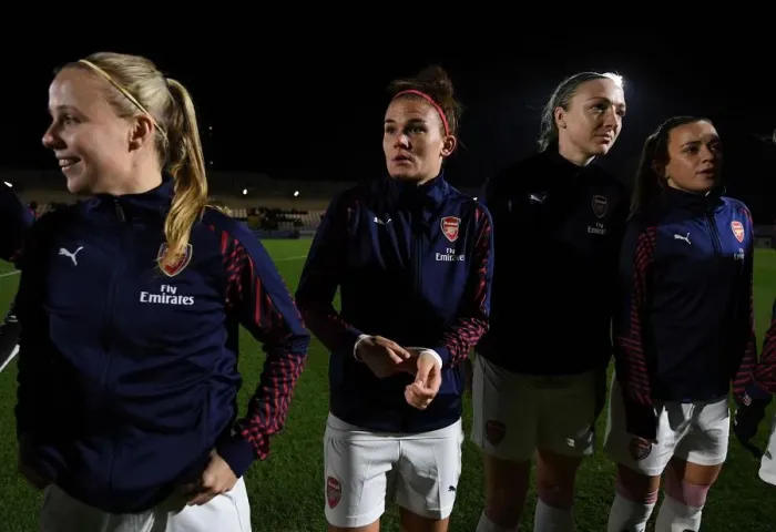 Framed Print : Arsenal Women vs Birmingham City Women: Katrine Veje Readies for FA WSL Continental Tyres Cup Clash Framed Print : Arsenal Women vs Birmingham City Women: Katrine Veje Readies for FA WSL Continental Tyres Cup Clash