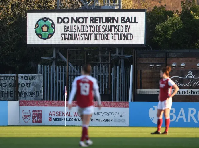 Framed Print : Arsenal Women vs Birmingham City Women: Stadium Safety Rules at FA Womens Super League Match Framed Print : Arsenal Women vs Birmingham City Women: Stadium Safety Rules at FA Womens Super League Match