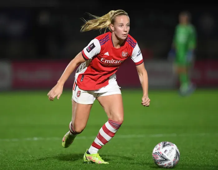 Framed Print : Arsenal Women vs Brighton: FA Women's Cup Semi-Final Showdown at Meadow Park