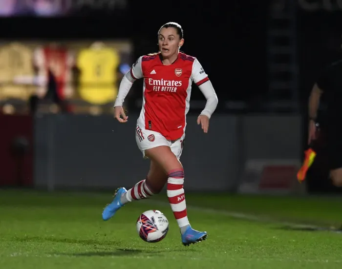 Framed Print : Arsenal Women vs Brighton Hove Albion: FA WSL Clash at Meadow Park