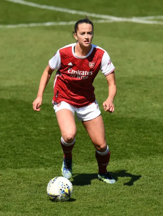 Framed Print : Arsenal Women vs Brighton & Hove Albion: FA WSL Match in Empty Stands (April 2021)