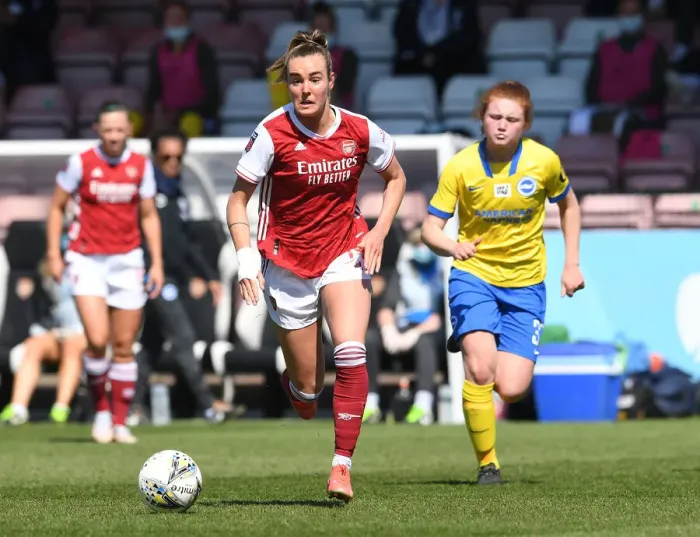 Framed Print : Arsenal Women vs Brighton & Hove Albion: Empty Meadow Park - FA WSL Match (April 2021) Framed Print : Arsenal Women vs Brighton & Hove Albion: Empty Meadow Park - FA WSL Match (April 2021)