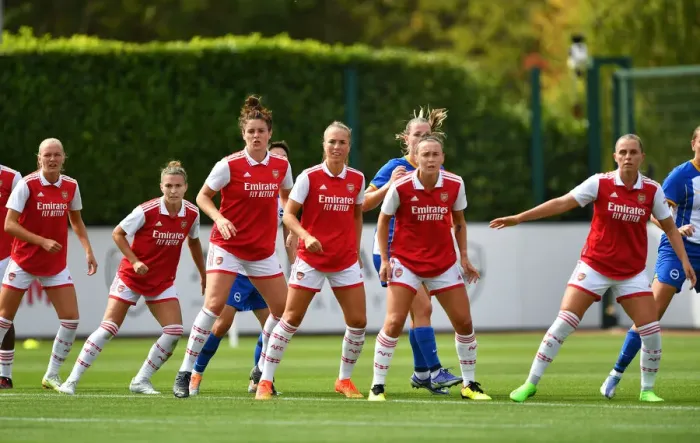 Framed Print : Arsenal Women vs Brighton & Hove Albion Women: Pre-Season Match at London Colney