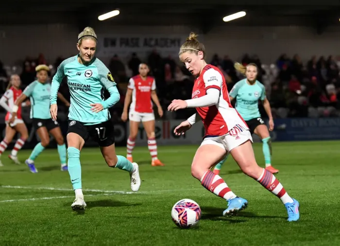 Framed Print : Arsenal Women vs. Brighton Hove Albion Women: A Tactical Showdown in FA WSL