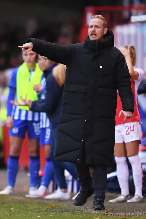 Framed Print : Arsenal Women vs Brighton: Jonas Eidevall Guides Team in Barclays Super League Clash Framed Print : Arsenal Women vs Brighton: Jonas Eidevall Guides Team in Barclays Super League Clash