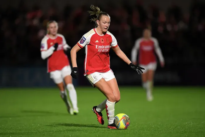 Framed Print : Arsenal Women vs. Bristol City Women: Conti Cup Clash at Meadow Park