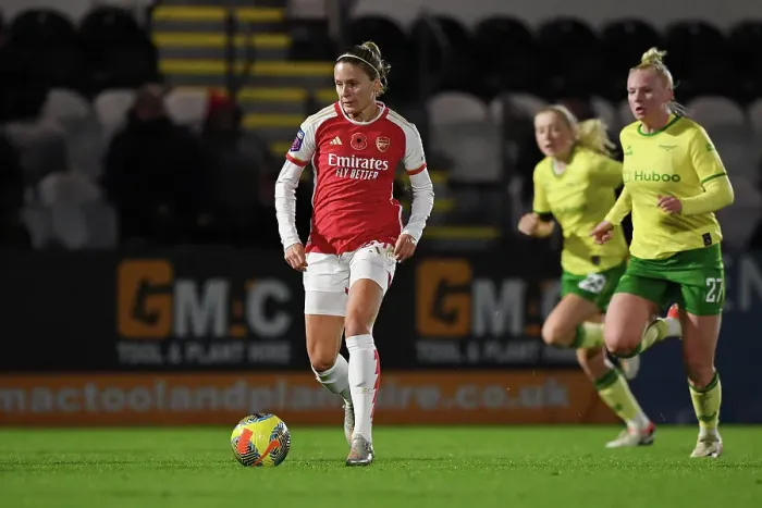 Framed Print : Arsenal Women vs. Bristol City Women: Conti Cup Clash at Meadow Park