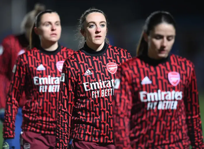 Framed Print : Arsenal Women vs. Chelsea: FA WSL Showdown - A Titanic Battle on the Football Field