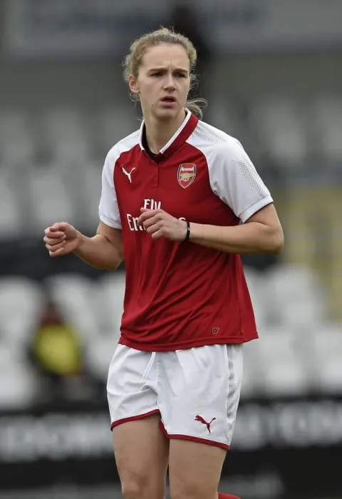 Framed Print : Arsenal Women vs. Chelsea Ladies: WSL Quarterfinals Showdown (1 / 4 / 2018) - Arsenal vs. Chelsea Ladies: Battle in the Womens Super League (2017-18)